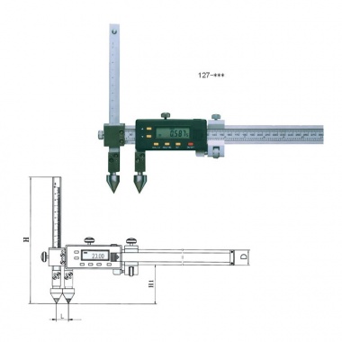 孔距数显卡尺