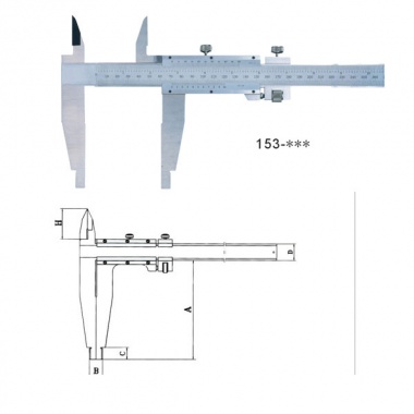 V型游标卡尺
