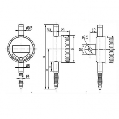 IP54数显千分表（12.7mm）