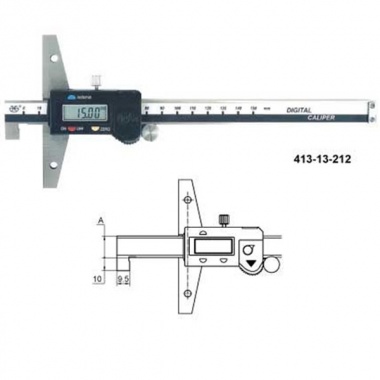 电子钩型深度卡尺
