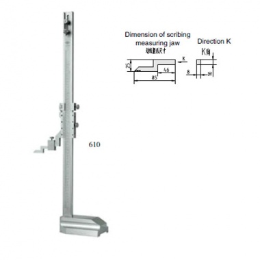 可调高度游标卡尺 610