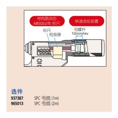 Quickmike IP54 ABSOLUTE Digimatic 千分尺