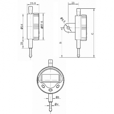 数显百分表（0-10mm）