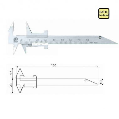牙医专用游标卡尺