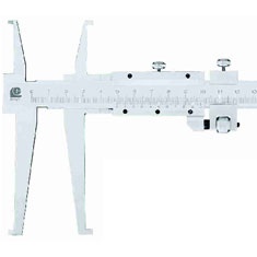 广陆开式刀头双内沟槽游标卡尺