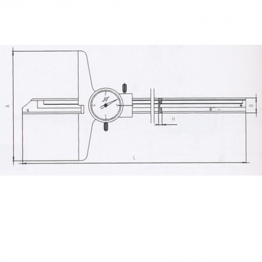带表深度卡尺