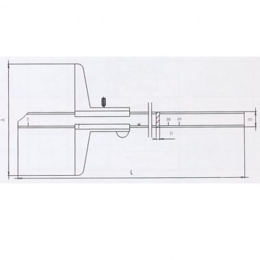 闭式深度游标卡尺