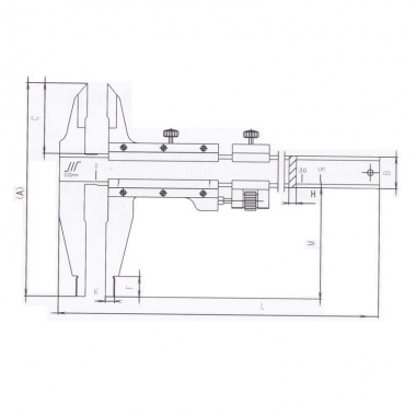 III型游标卡尺