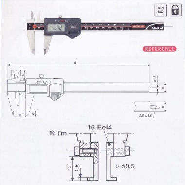 数显卡尺 MarCal 16 ER