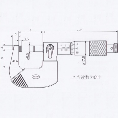 千分尺 Micromar  40 A