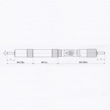 内径千分尺 Micromar 44 CB 小测量面