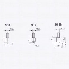 马尔数显深度卡尺 MarCal 30 EWN  附件