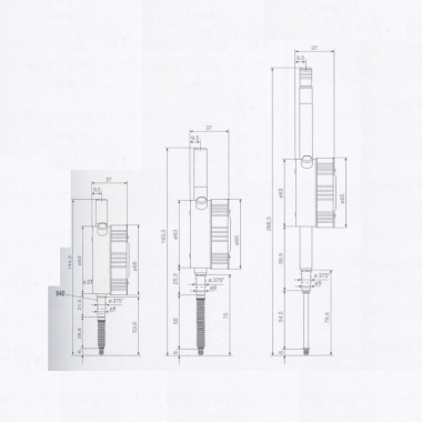 数显指示表 MarCator 1088  /1088 W，带模拟显示