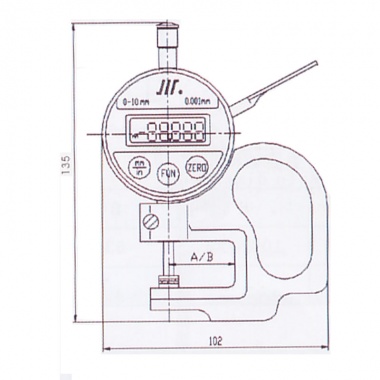 数显测厚千分表