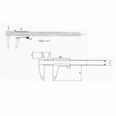 II型整体游标卡尺