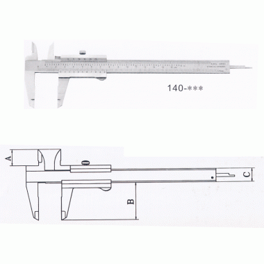 I型整体游标卡尺