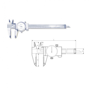 合金带表卡尺(非标定制)