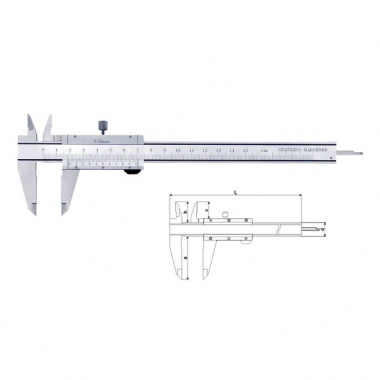 闭式可调游标卡尺(非标定制)
