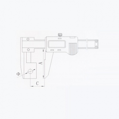碳刷电极连线扣游标卡尺(非标定制)