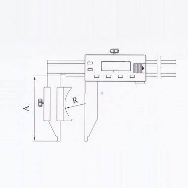 数显圆弧样板卡尺（非标定制）