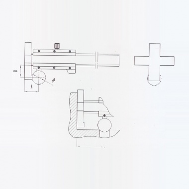 边心距球测头数显卡尺（非标定制）