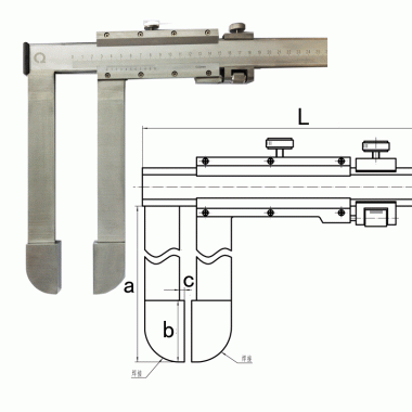 特殊量面游标卡尺（非标定制）