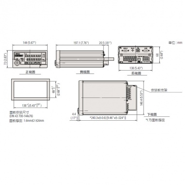 LSM-5200显示装置——用于实时多路测量的袖珍型