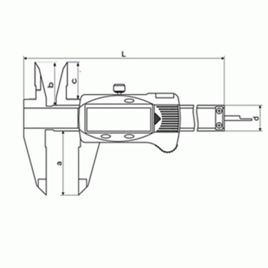 上长爪数显卡尺（非标定制）