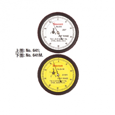 背置活塞式指示表No. 641/No. 641M