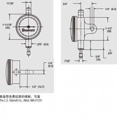 表盘式指示表——No. 81 系列双行数字表盘AGD Group 1