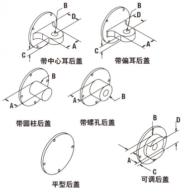 AGD 表盘指示表后盖