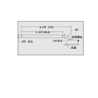 后盖带球头接柄支架的特殊指示表