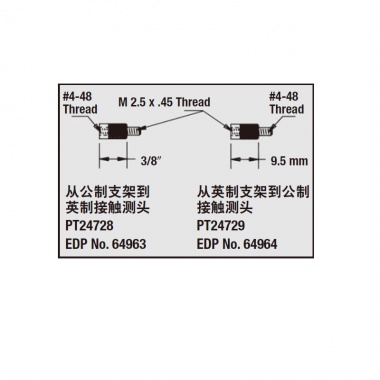 AGD 指示表特殊测头及附件