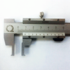 可立德扁头内沟槽游标卡尺（非标定制）