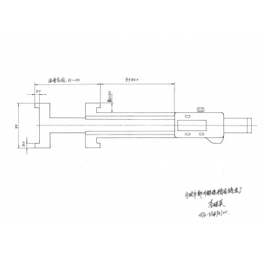 双内沟槽数显卡尺(非标定制)