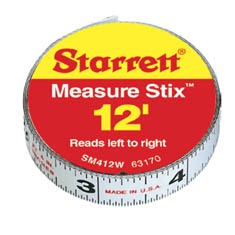 施泰力带粘性背衬的Measure Stix™钢卷尺