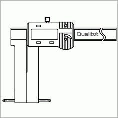 圆柱头内沟槽数显卡尺(非标定制)