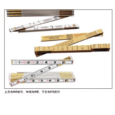 砌砖工与工程师的6'专用木折尺