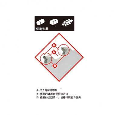 硬质合金带锯条