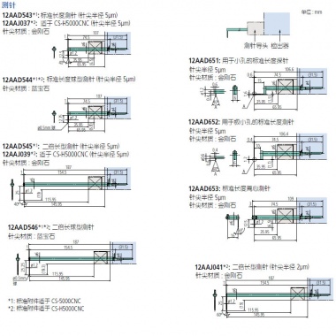 超级表面粗糙度/ 轮廓测量装置CS-5000CNC / CS-H5000CNC