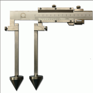 中心距锥测头游标卡尺（非标定制）