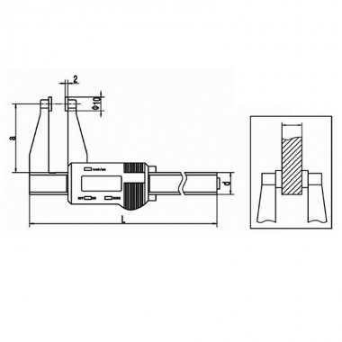 板厚数显卡尺(非标定制)