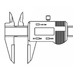 可立德刀口形数显卡尺（非标定制）