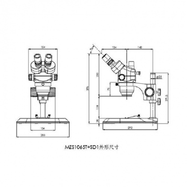 连续变倍体视显微镜MZS1065