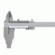 上量开式双外爪游标卡尺