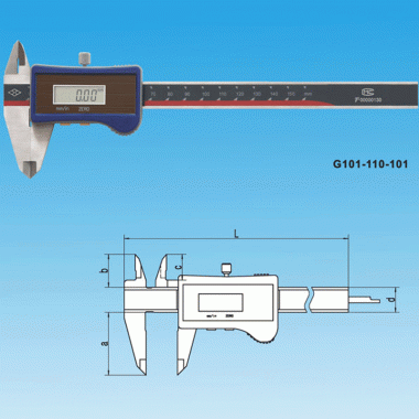 太阳能数显卡尺