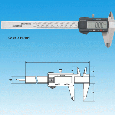 左手数显卡尺