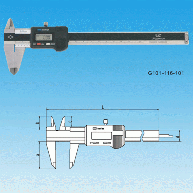 带游标数显卡尺