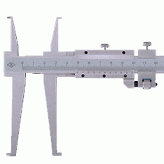 上量开式刀头双内沟槽游标卡尺