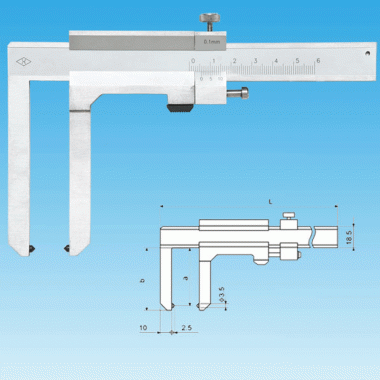 刹车片游标卡尺